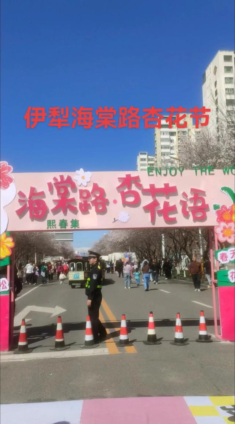 预报：海棠路，静待花开。3月29日—4月6日“海棠路.杏花语”主题活动内容多。伊宁市