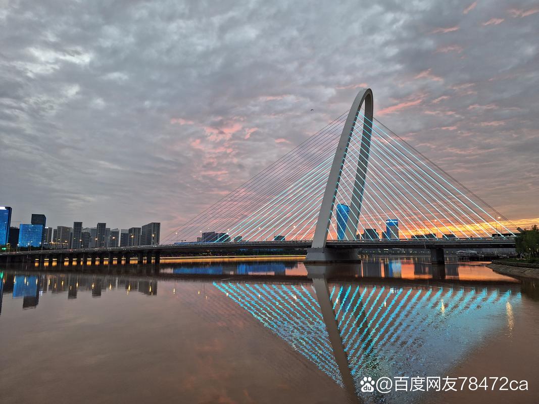实拍西安灞河港盛大桥北边最美风景！一起看看周边风景怎么样？