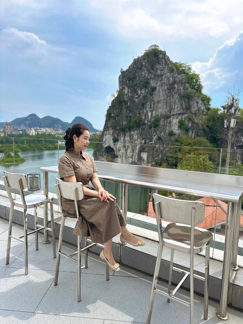 天气真好，在桂林漓江边徒步，木龙书院喝咖啡拍美照#旅行推荐官