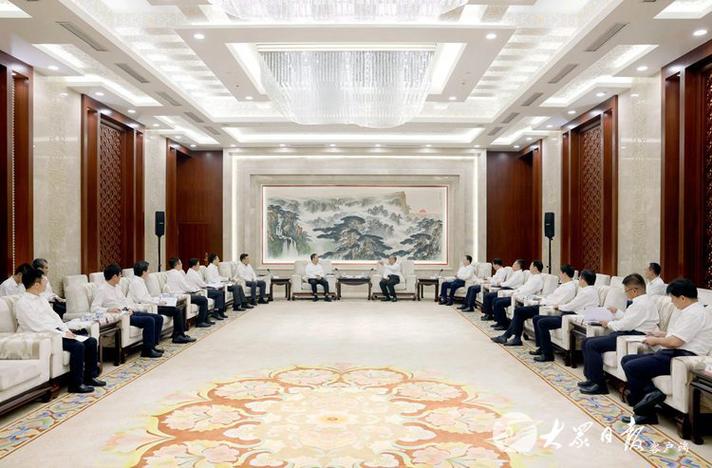 林武会见中国大唐集团客人