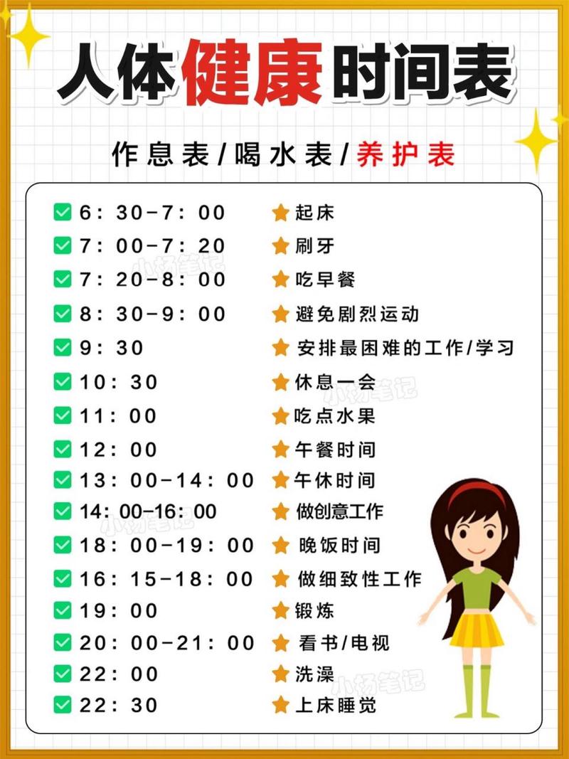 人体最佳作息时间表，99%的人不清楚