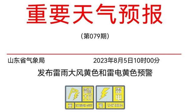 全省大部有雷雨！双预警齐发！12级风！山东最新天气→