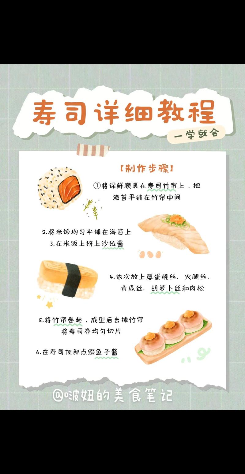 寿司造型软糖吃过吗？还是烤的那种，与萌娃一起制作，味道好极了