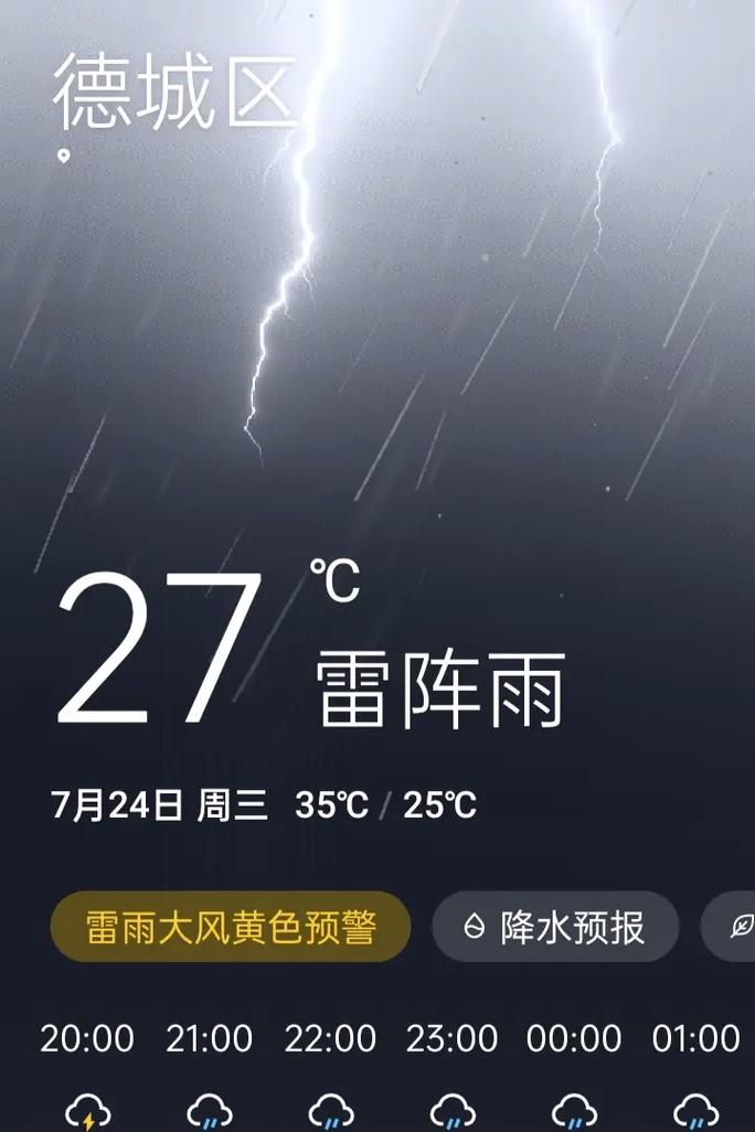山东降雨一4月21日雷雨阵雨局部中雨