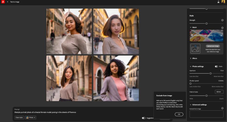 Adobe发布全新AI模型Firefly Image Model 4 可AI生图