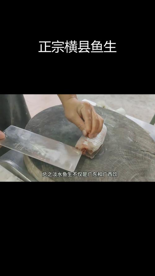 野生鲤鱼一条384元，5种刀法切生鱼片，广西横县淡水鱼生一鱼4吃
