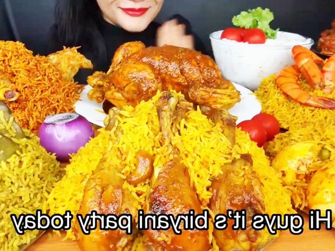 满满一桌美食，印度美女一顿饭干了10个鸡腿
