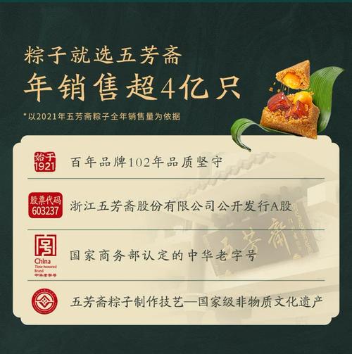 粽子卖不动，月饼降价换销量，五芳斋去年收入净利润下滑